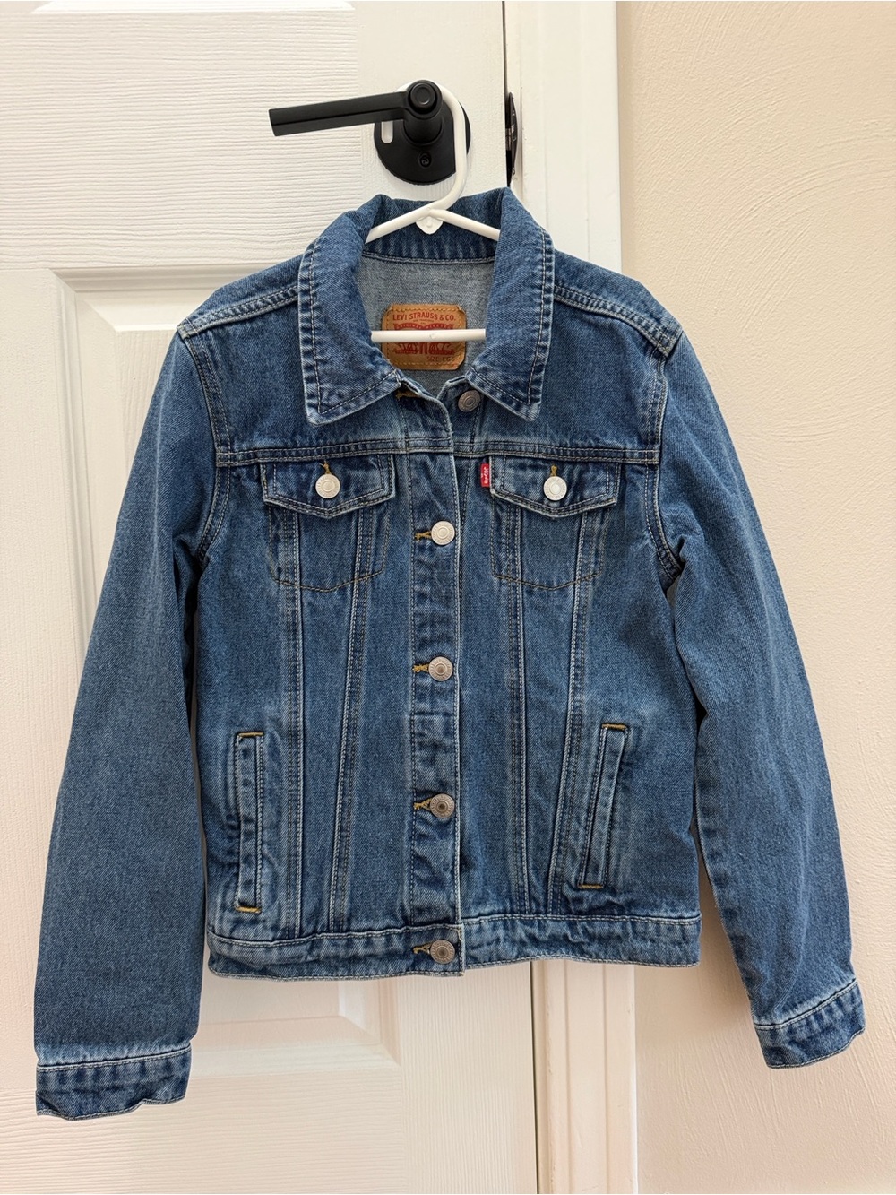 Levi's Kids Classic Blue Denim Jacket with Button Front